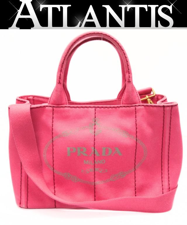 PRADA Canapa Mini Canvas 2WAY Bag Size ONE SIZE