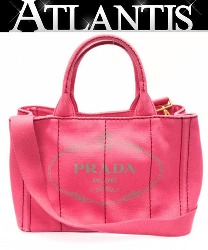 PRADA Canapa Mini Canvas 2WAY Bag Size ONE SIZE