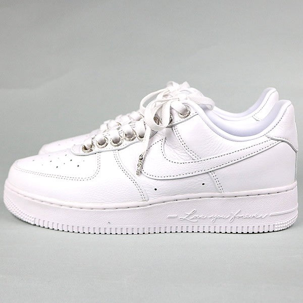 CHROME HEARTS x Nike NOCTA AF1 Leather Sneakers White Size 9