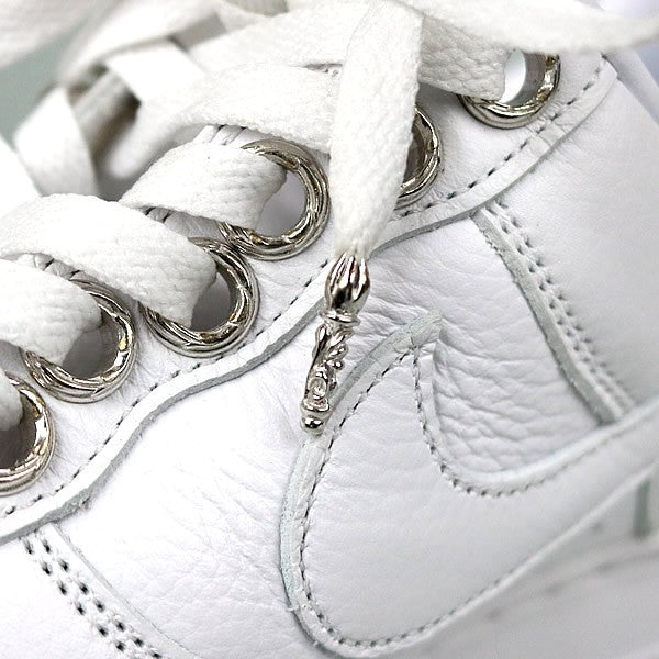 CHROME HEARTS x Nike NOCTA AF1 Leather Sneakers White Size 9