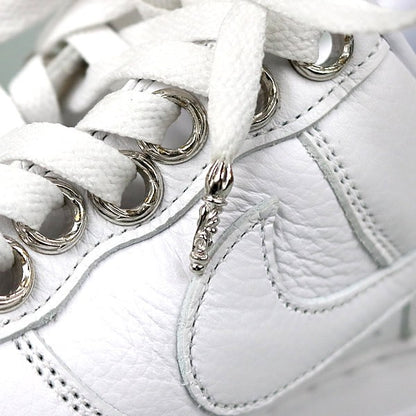 CHROME HEARTS x Nike NOCTA AF1 Leather Sneakers White Size 9