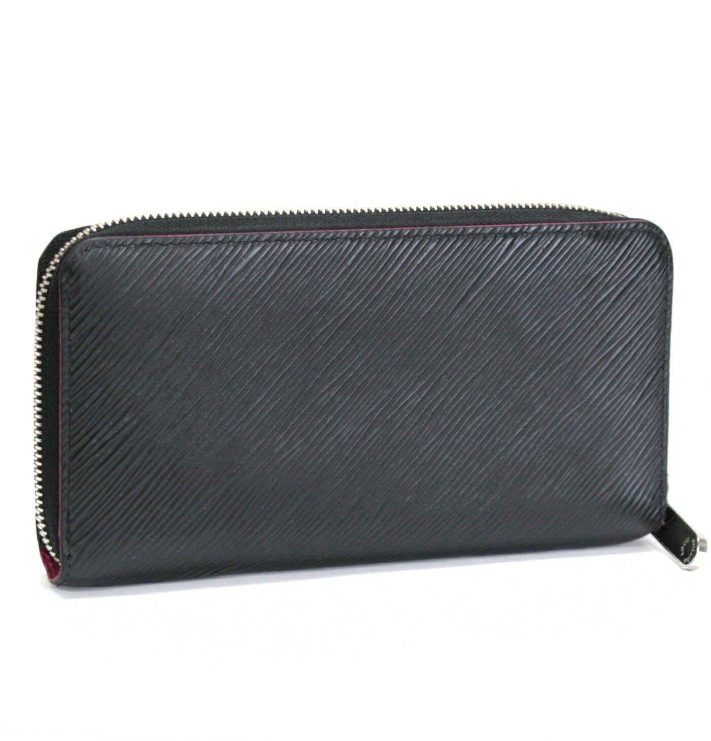 Louis Vitton Epi Zippy Wallet Black Hot Pink Size ONE SIZE