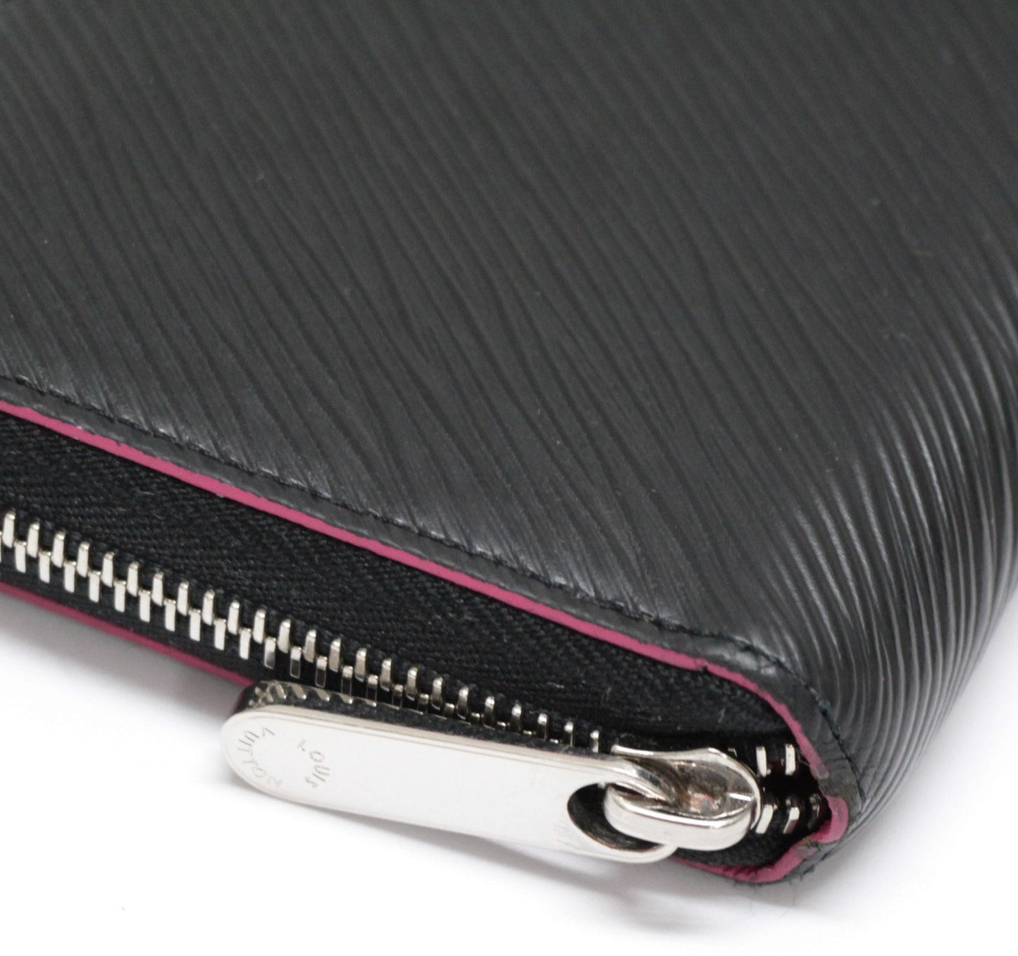 Louis Vitton Epi Zippy Wallet Black Hot Pink Size ONE SIZE