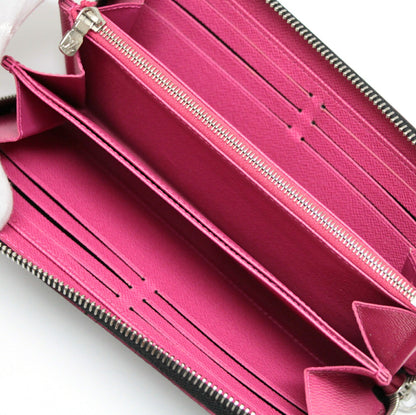 Louis Vitton Epi Zippy Wallet Black Hot Pink Size ONE SIZE