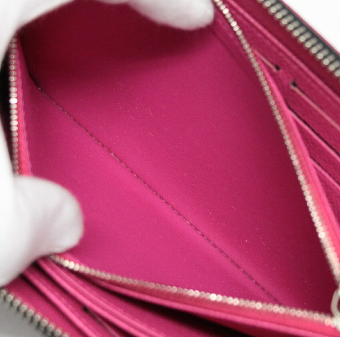 Louis Vitton Epi Zippy Wallet Black Hot Pink Size ONE SIZE