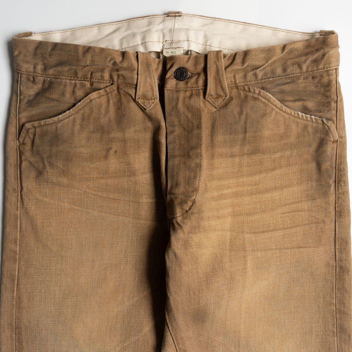 RRL Brown Denim Western Trousers Size 30×32