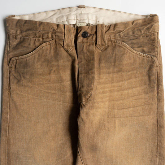 RRL Brown Denim Western Trousers Size 30×32