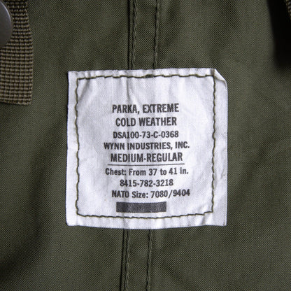US ARMY 70S Lined M-65 Parka Coat Size M