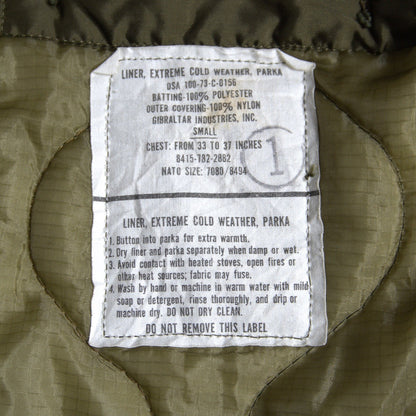 US ARMY 70S Lined M-65 Parka Coat Size M