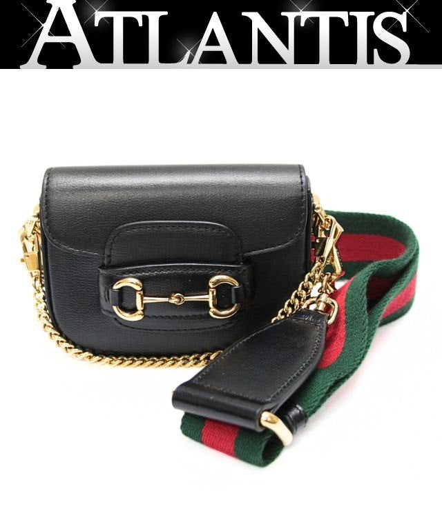 GUCCI Horsebit 1955 Web Stripe Mini Bag Size ONE SIZE