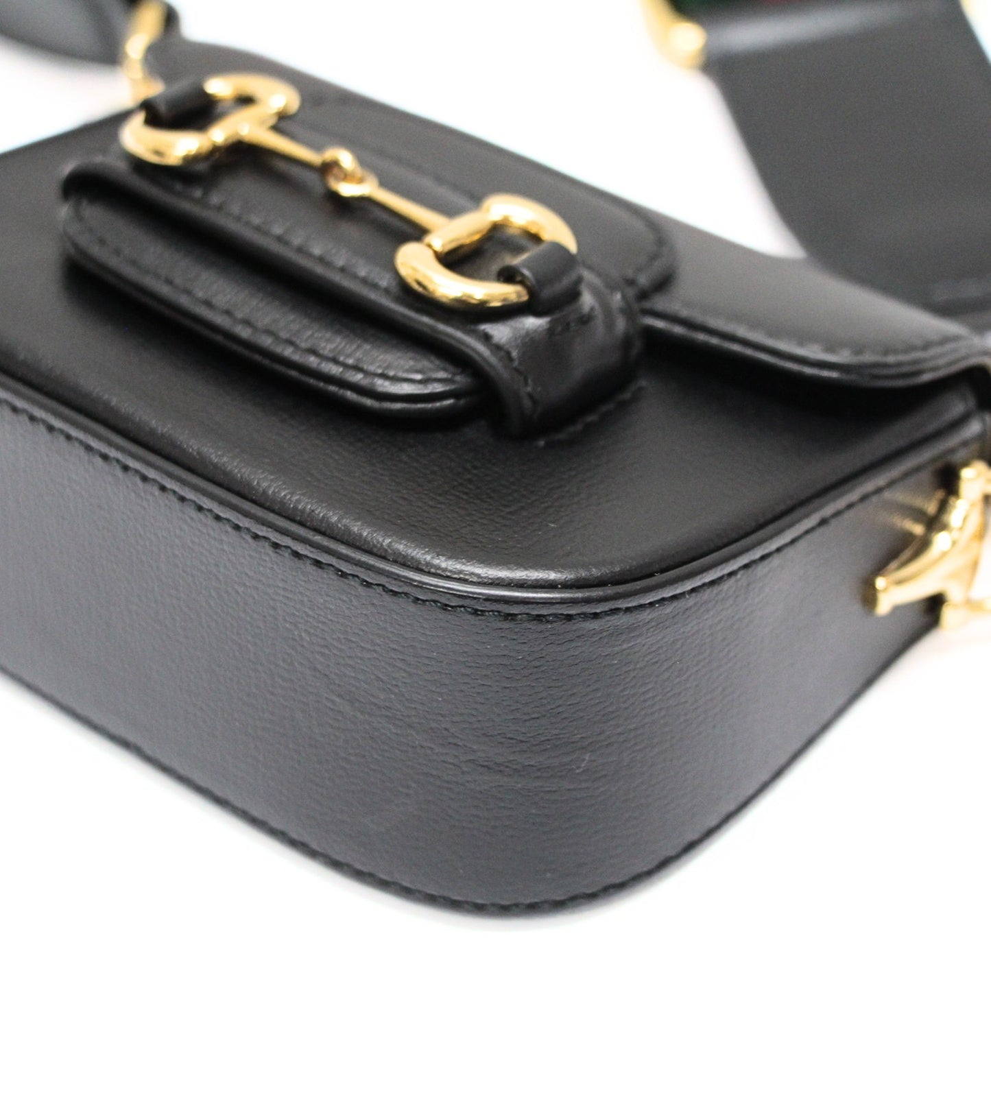 GUCCI Horsebit 1955 Web Stripe Mini Bag Size ONE SIZE