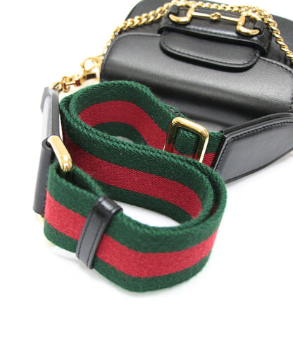 GUCCI Horsebit 1955 Web Stripe Mini Bag Size ONE SIZE