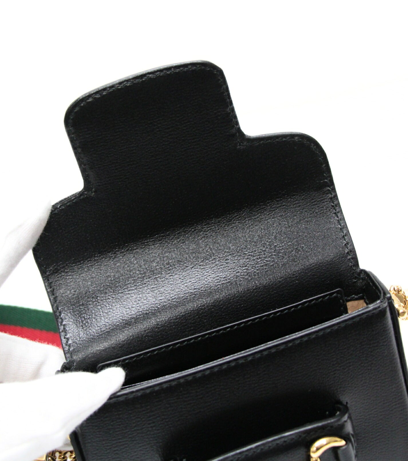 GUCCI Horsebit 1955 Web Stripe Mini Bag Size ONE SIZE
