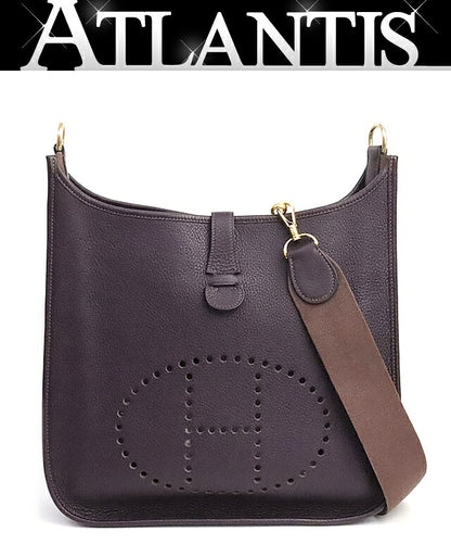 HERMES Evelyne 1 GM Taurillon Shoulder Bag Size ONE SIZE