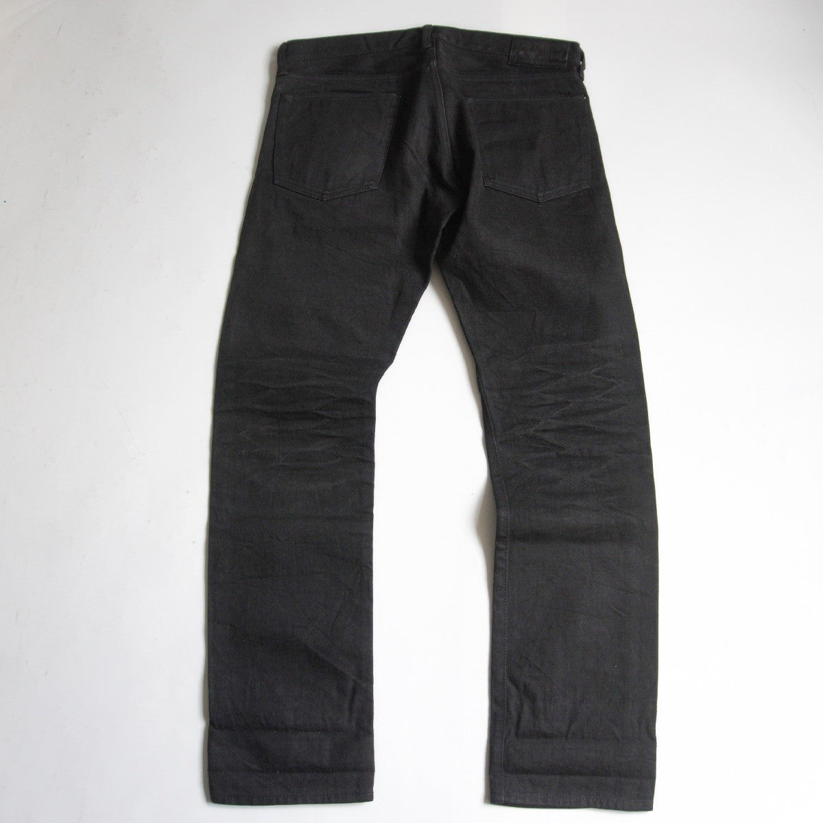 RRL NEW BLACK ON BLACK SLIM FIT JEANS Size 33x32 Size 33×32
