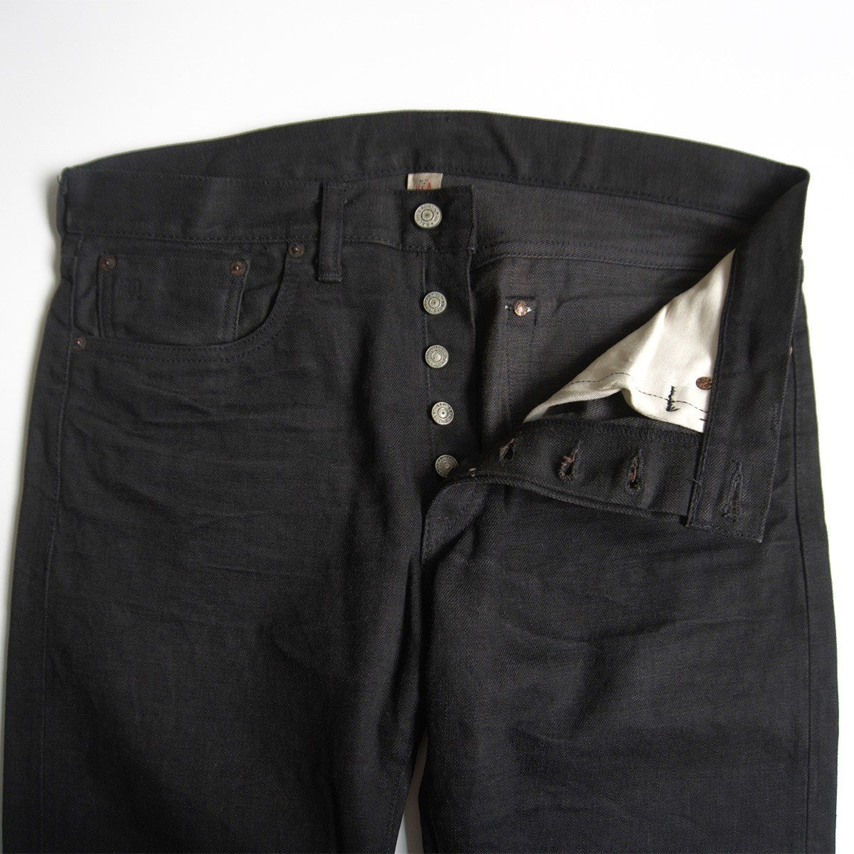 RRL NEW BLACK ON BLACK SLIM FIT JEANS Size 33x32 Size 33×32