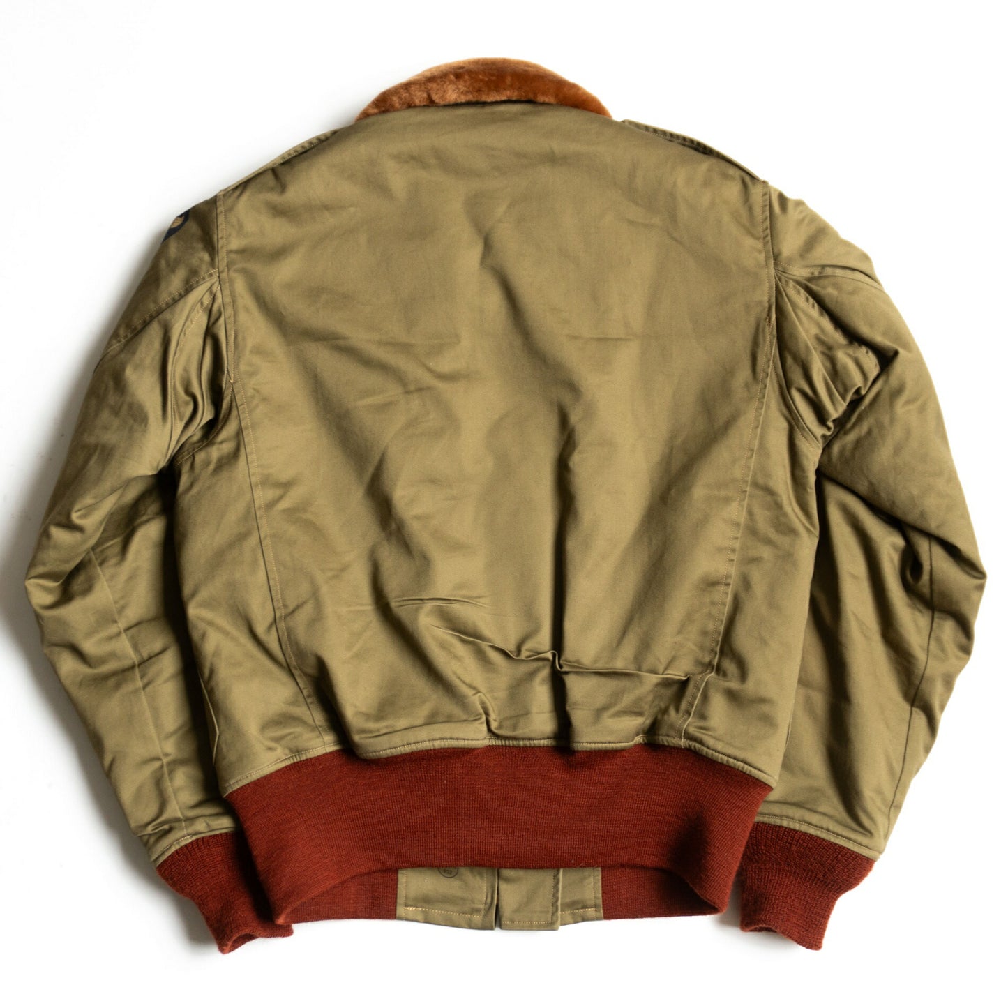 Buzz Rickson's B-10 Red-Ribbed Flight Jacket Size 38
