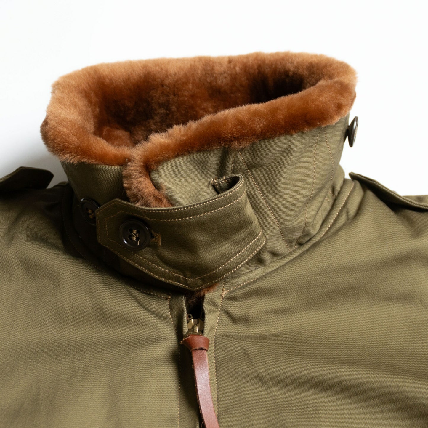 Buzz Rickson's B-10 Red-Ribbed Flight Jacket Size 38