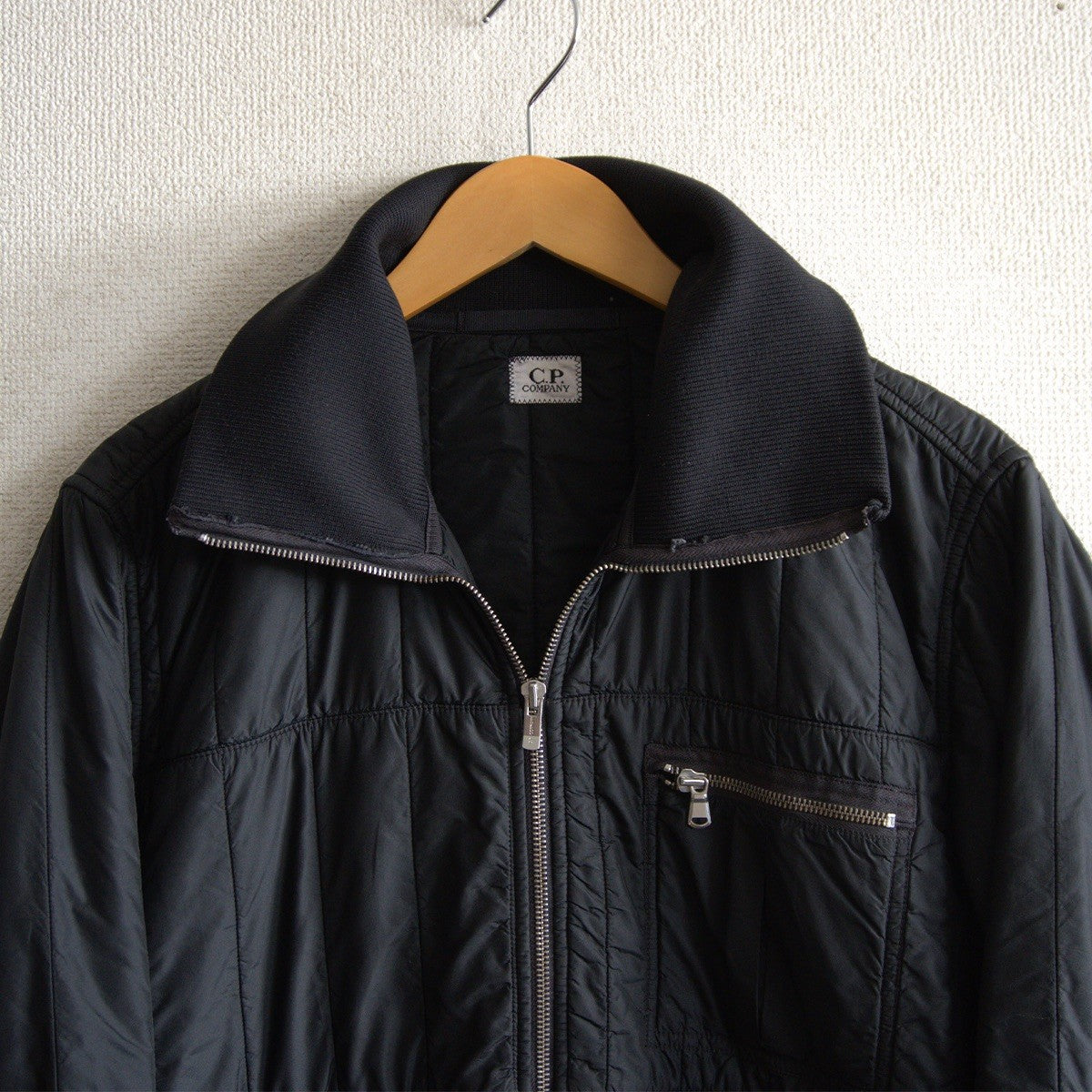 C.P. Company 07AW QUILTING JACKET Black Size 52