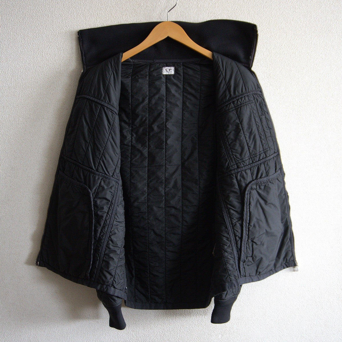 C.P. Company 07AW QUILTING JACKET Black Size 52