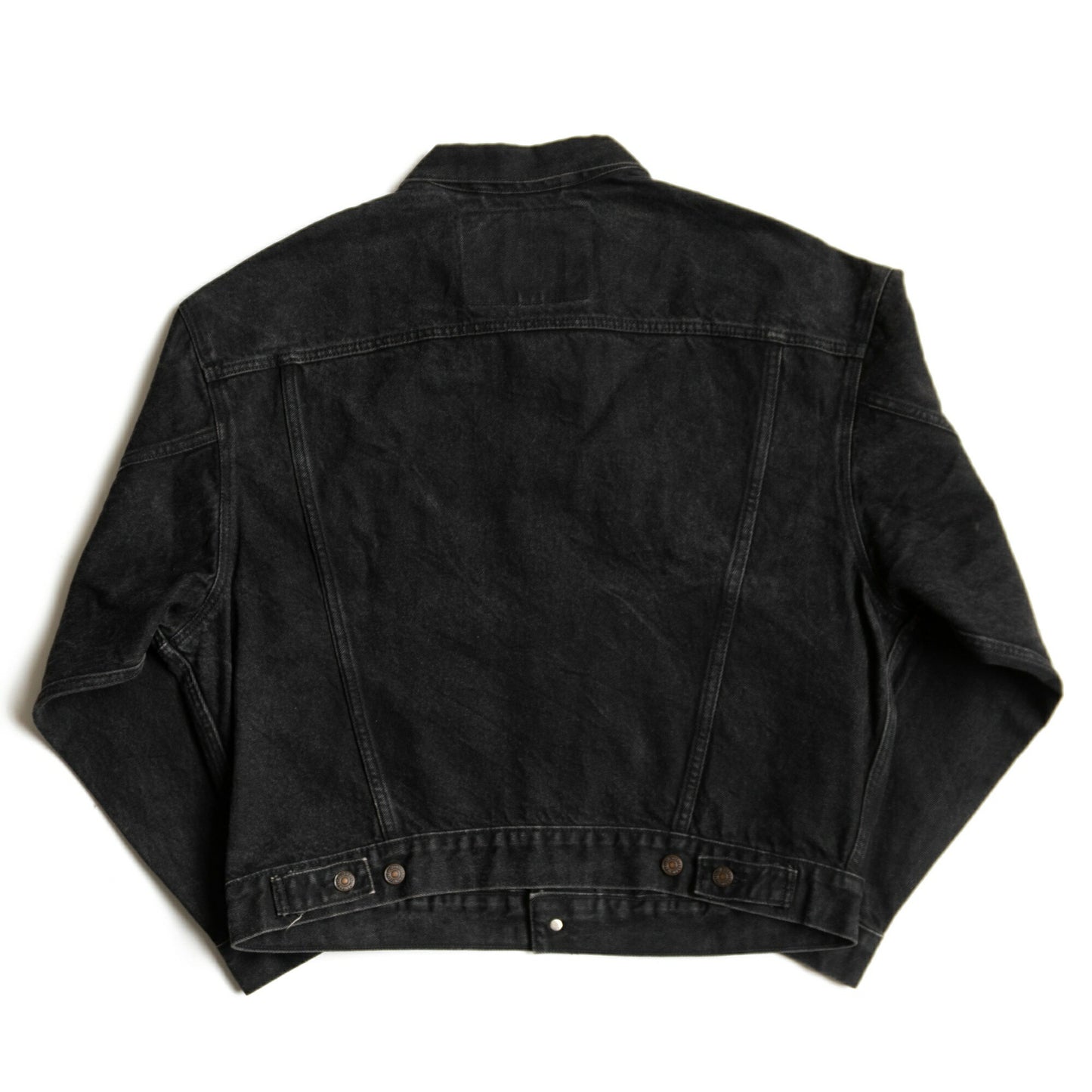 Levi's Garment-dyed black denim Jacket Size L