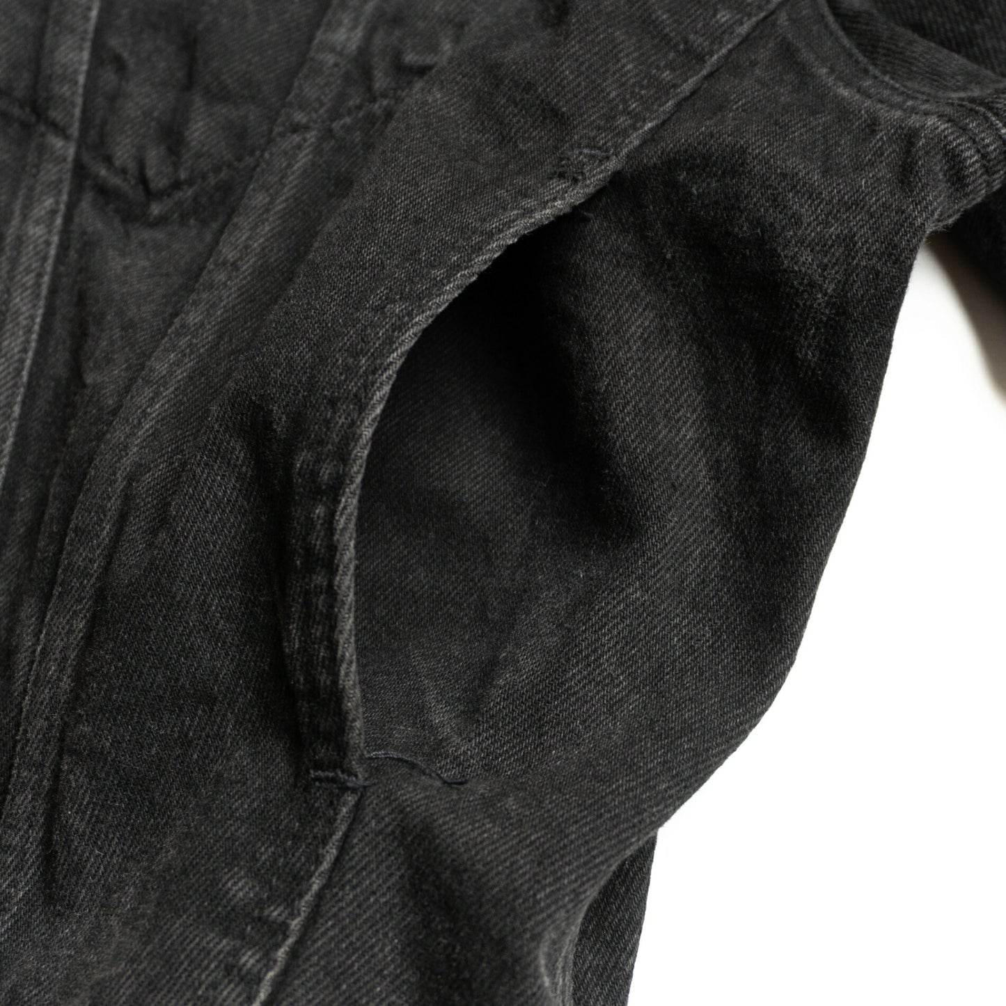 Levi's Garment-dyed black denim Jacket Size L
