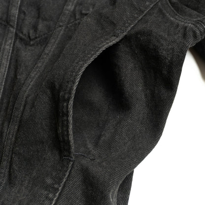 Levi's Garment-dyed black denim Jacket Size L