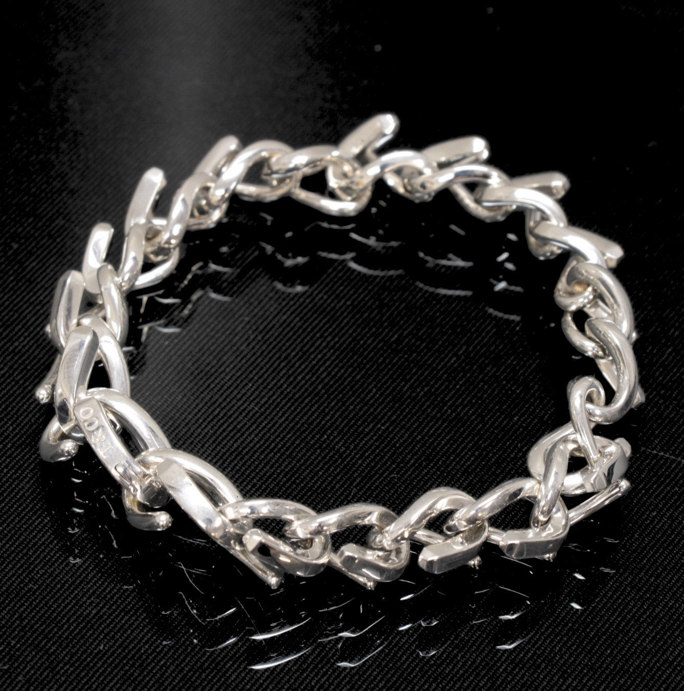 TIFFANY&Co. Forge Medium Link Bracelet SV925 Size ONE SIZE