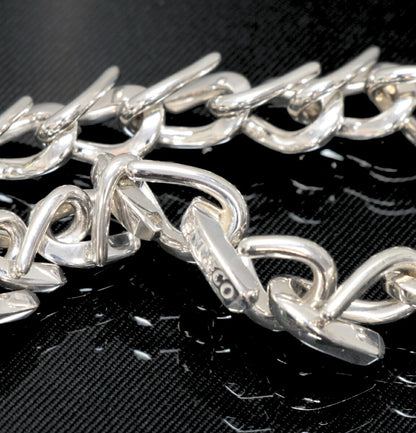 TIFFANY&Co. Forge Medium Link Bracelet SV925 Size ONE SIZE