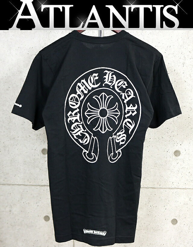 CHROME HEARTS Horseshoe T-Shirt Black Size M