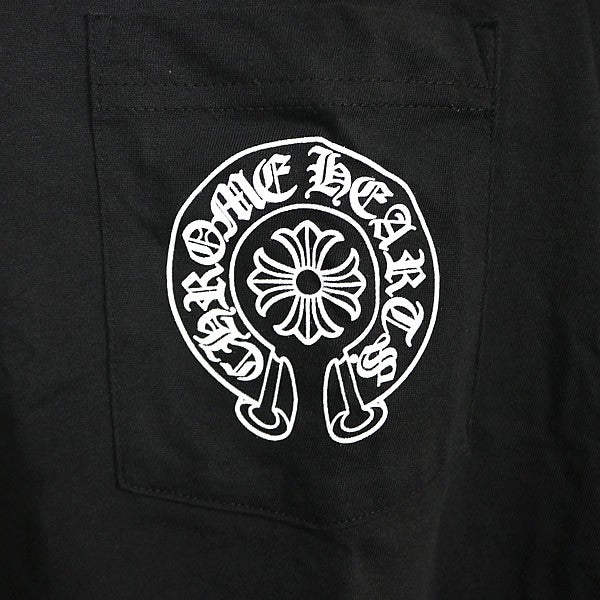 CHROME HEARTS Horseshoe T-Shirt Black Size M