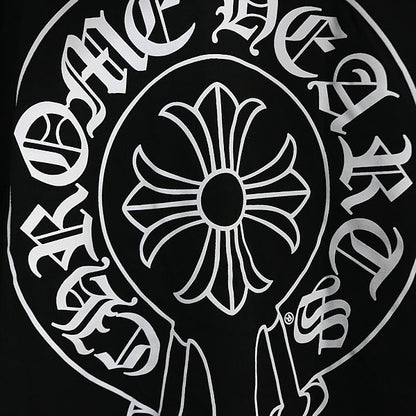 CHROME HEARTS Horseshoe T-Shirt Black Size M