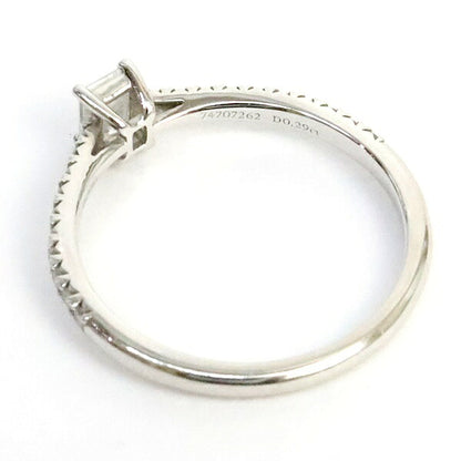 Tiffany&Co. Novo Emerald Cut Ring Pt950 Size ONE SIZE
