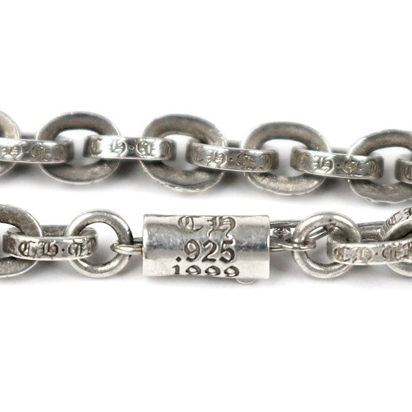 CHROME HEARTS Paper Chain 24in Silver Necklace Size ONE SIZE