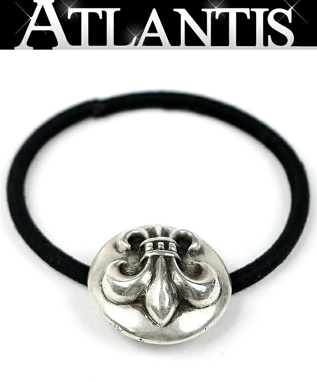 CHROME HEARTS BS Fleur Silver Concho Hair Tie