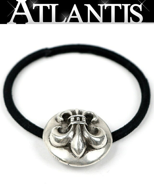 CHROME HEARTS BS Fleur Silver Concho Hair Tie