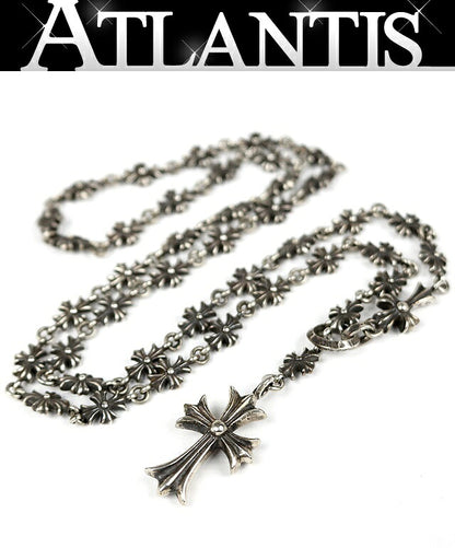 CHROME HEARTS Tinyfat Cross Chain Necklace Size ONE SIZE