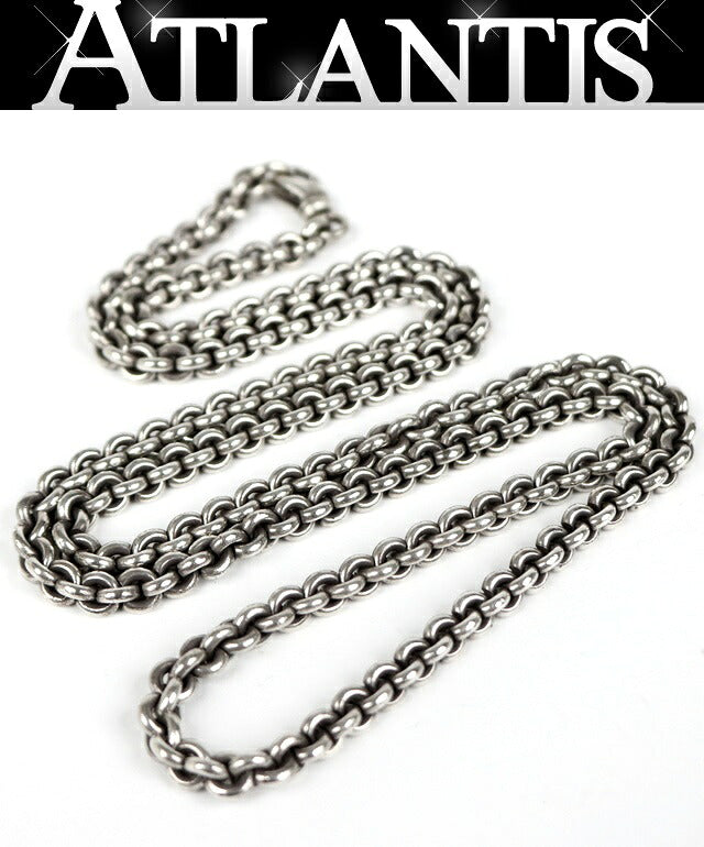 CHROME HEARTS RS Loop Chain Silver Necklace Size ONE SIZE