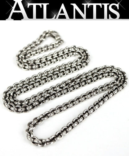 CHROME HEARTS RS Loop Chain Silver Necklace Size ONE SIZE