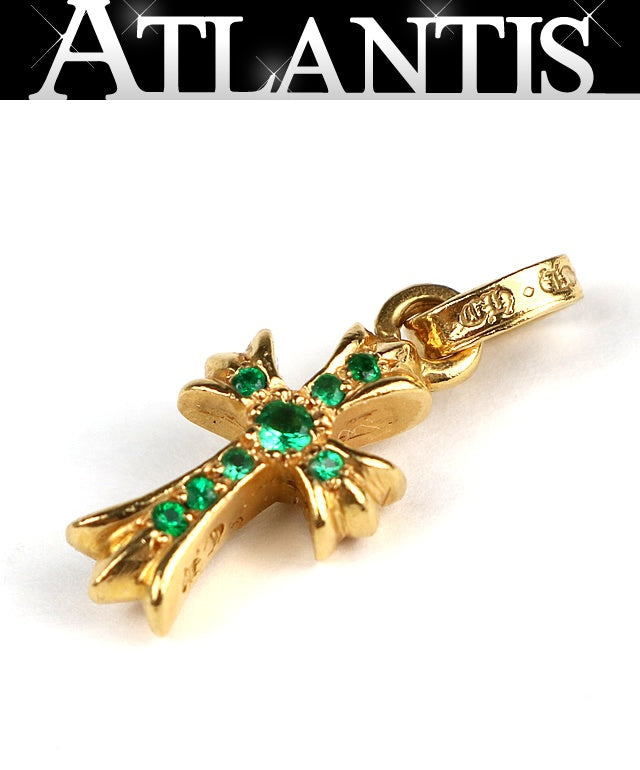 CHROME HEARTS 22K Babyfat Emerald Pendant Size ONE SIZE