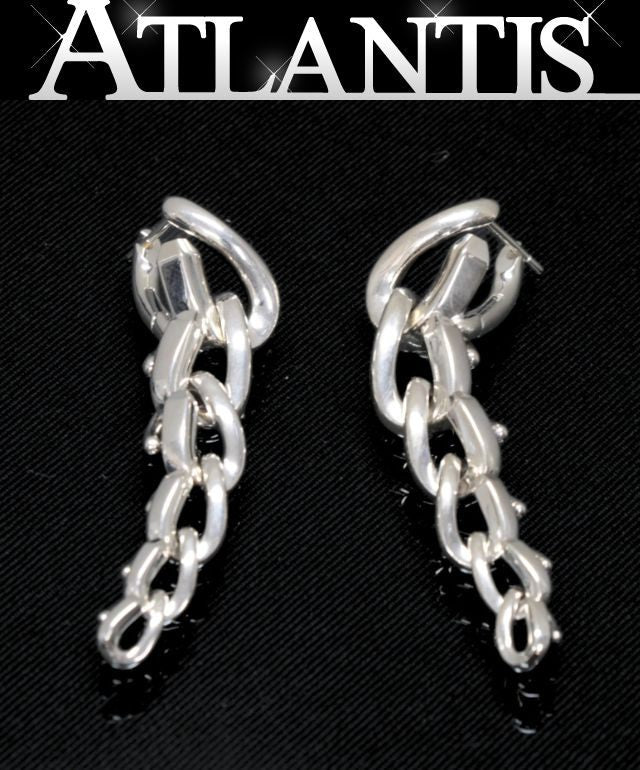 TIFFANY&Co. Forge Drop Link Earrings SV925 Size ONE SIZE