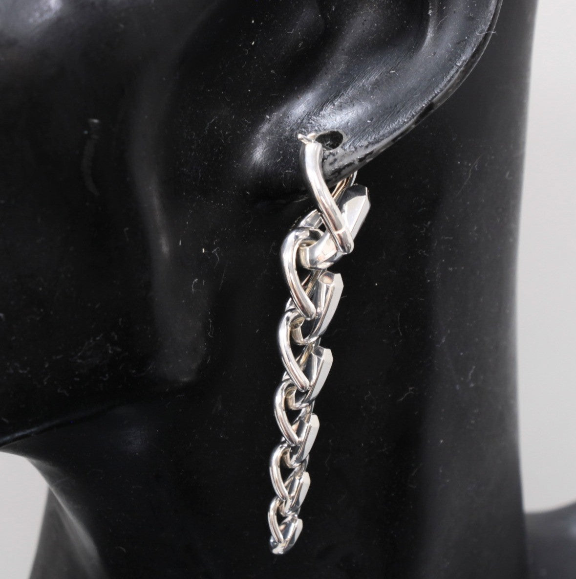 TIFFANY&Co. Forge Drop Link Earrings SV925 Size ONE SIZE