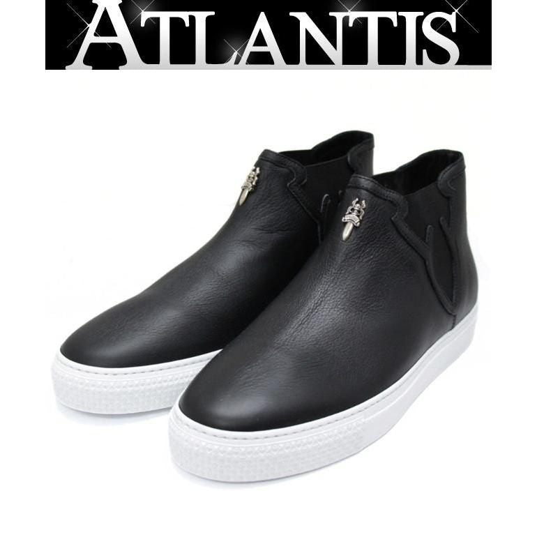 CHROME HEARTS Dagger Mid Top Slip-On Sneakers Size EU 43
