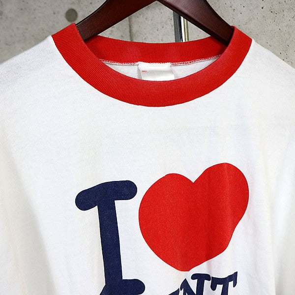 SAINT MICHAEL "I Love Saint" Print T-Shirt White Size XXL