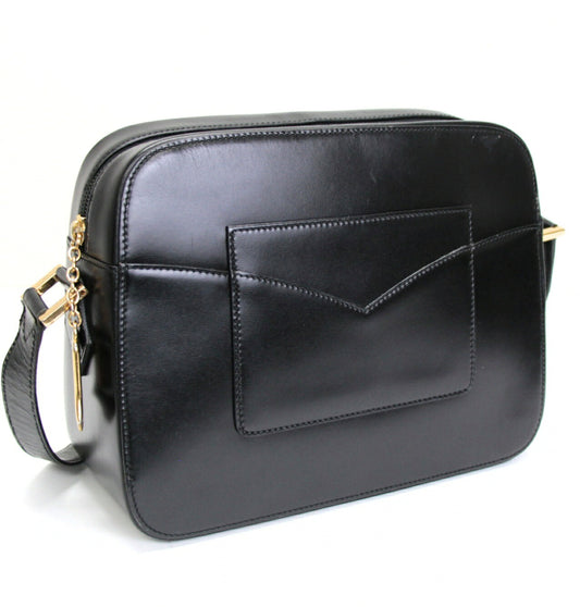 YVES SAINT LAURENT Vintage Leather Bag Black Size ONE SIZE