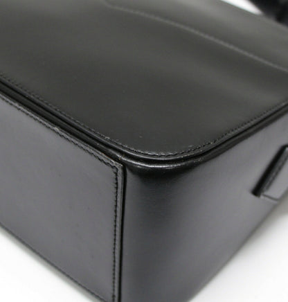YVES SAINT LAURENT Vintage Leather Bag Black Size ONE SIZE