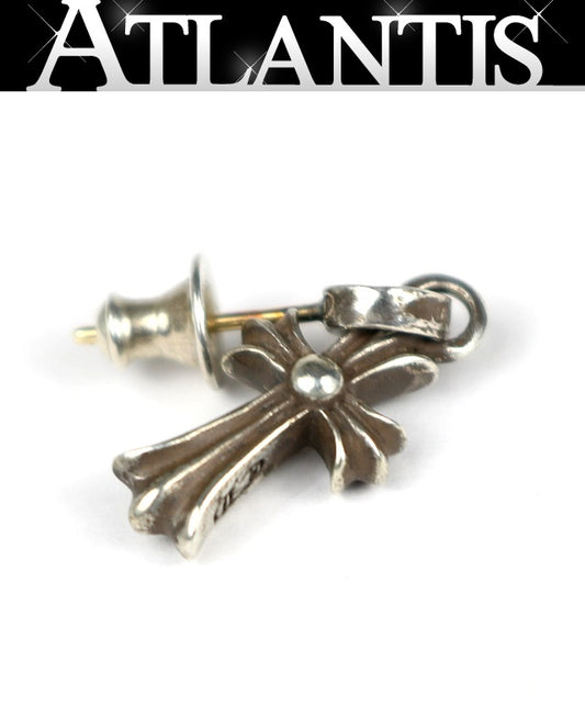 CHROME HEARTS Babyfat Cross Drop SV925 Silver Size ONE SIZE