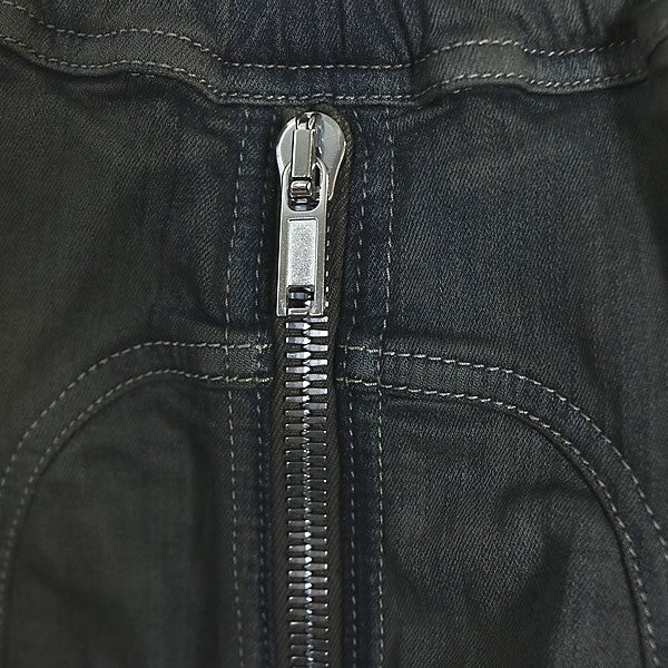 RICK OWENS Zip Detail Pants DARKDUST DEGRADE Size 46