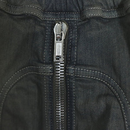 RICK OWENS Zip Detail Pants DARKDUST DEGRADE Size 46