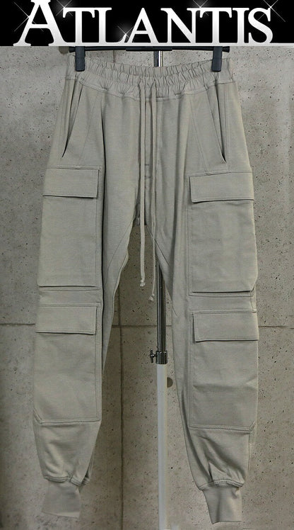 RICK OWENS Mastodon Megacargo Pants PEARL Size 46